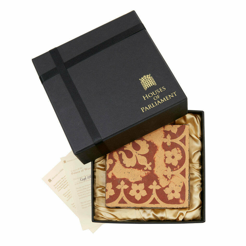 Original Palace of Westminster floor tile