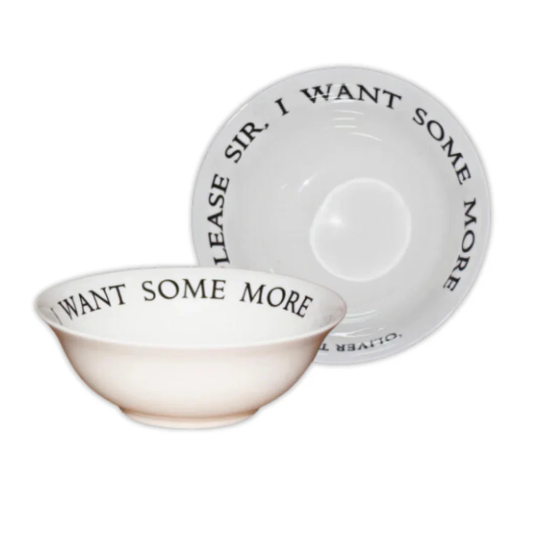 'Please Sir, I want some more' bowl