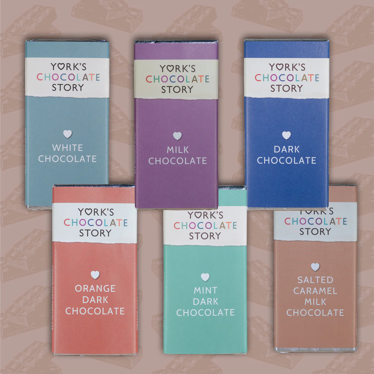 6 bars of chocolate