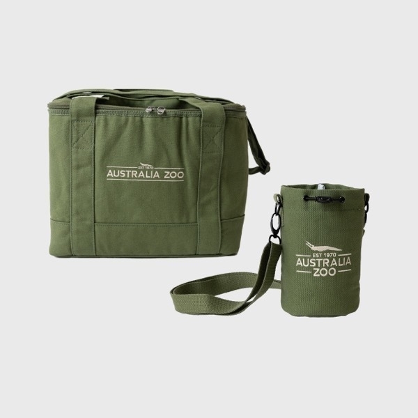 Bottle Holder & Cooler Bag Bundle Pack - Green