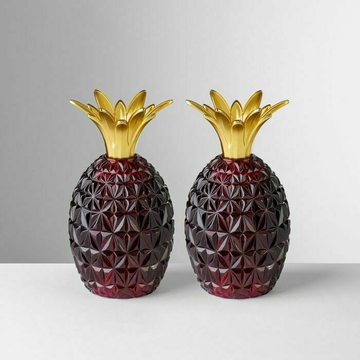 acrylic pineapple salt and pepper set