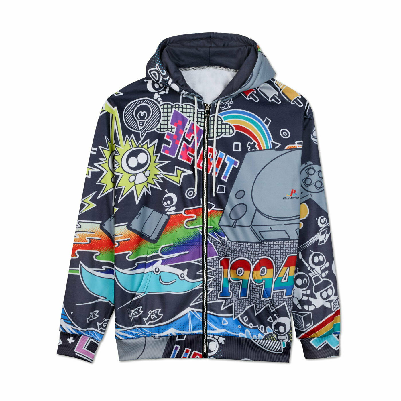 Astro Bot Graffiti Hoodie