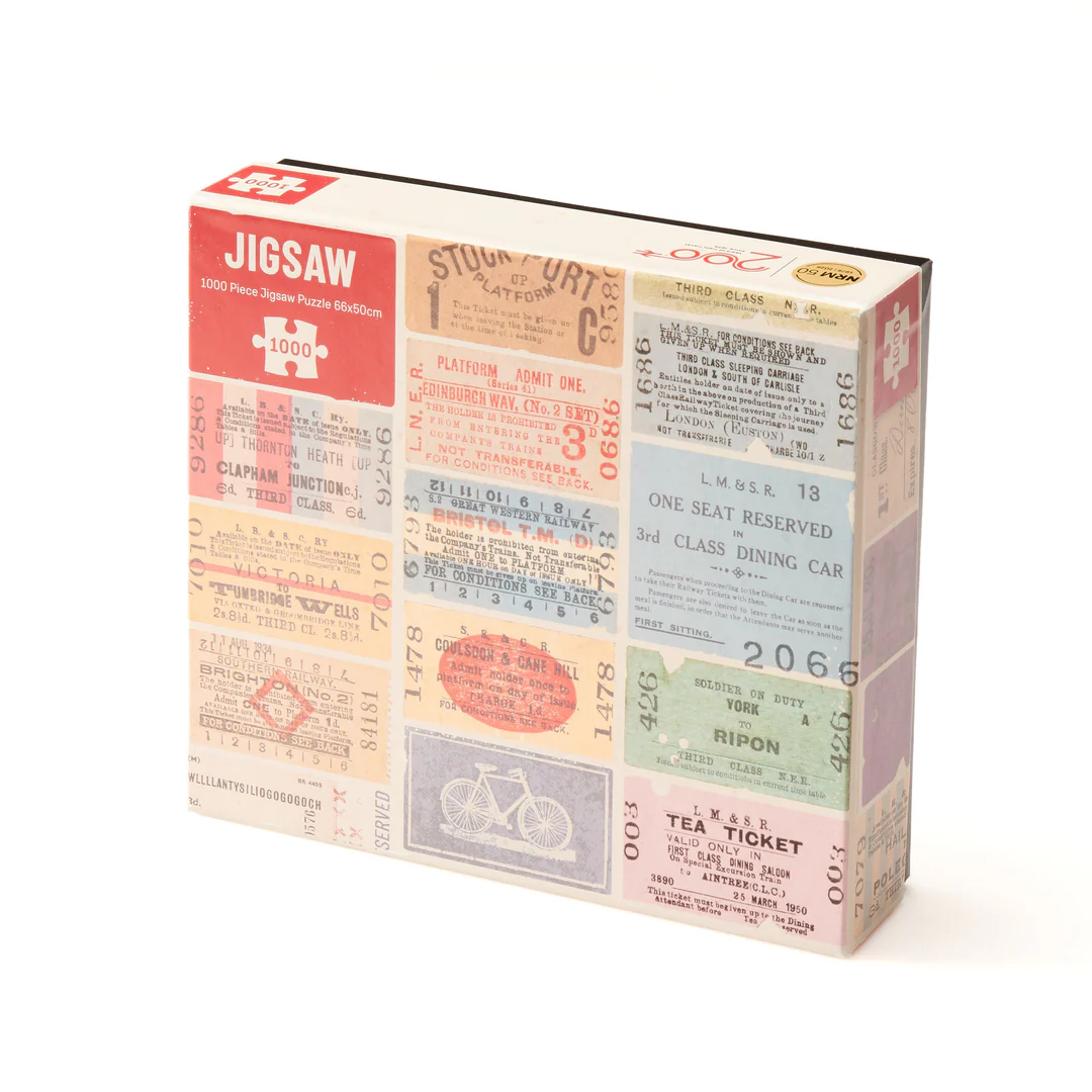 National Railway Museum Railway 200 Ticket Archive 1000-Piece Puzzle