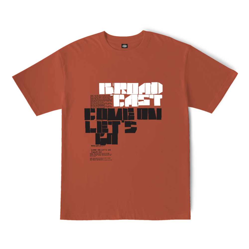 29a2f5f8-d609-47dd-b0de-cdd4fb921b7e.png Broadcast - Come On Let's Go T-Shirt - Red