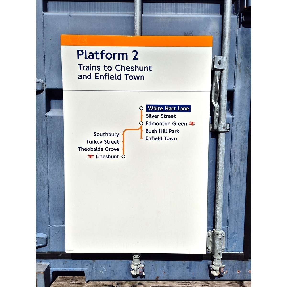 Vintage Shop: White Hart Lane - Line Diagram