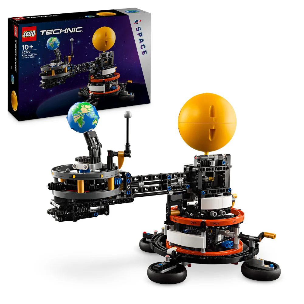 LEGO Technic Planet Earth And Moon In Orbit