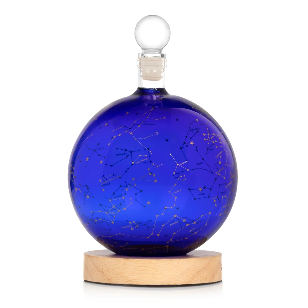 Light Up Constellations Globe Decanter
