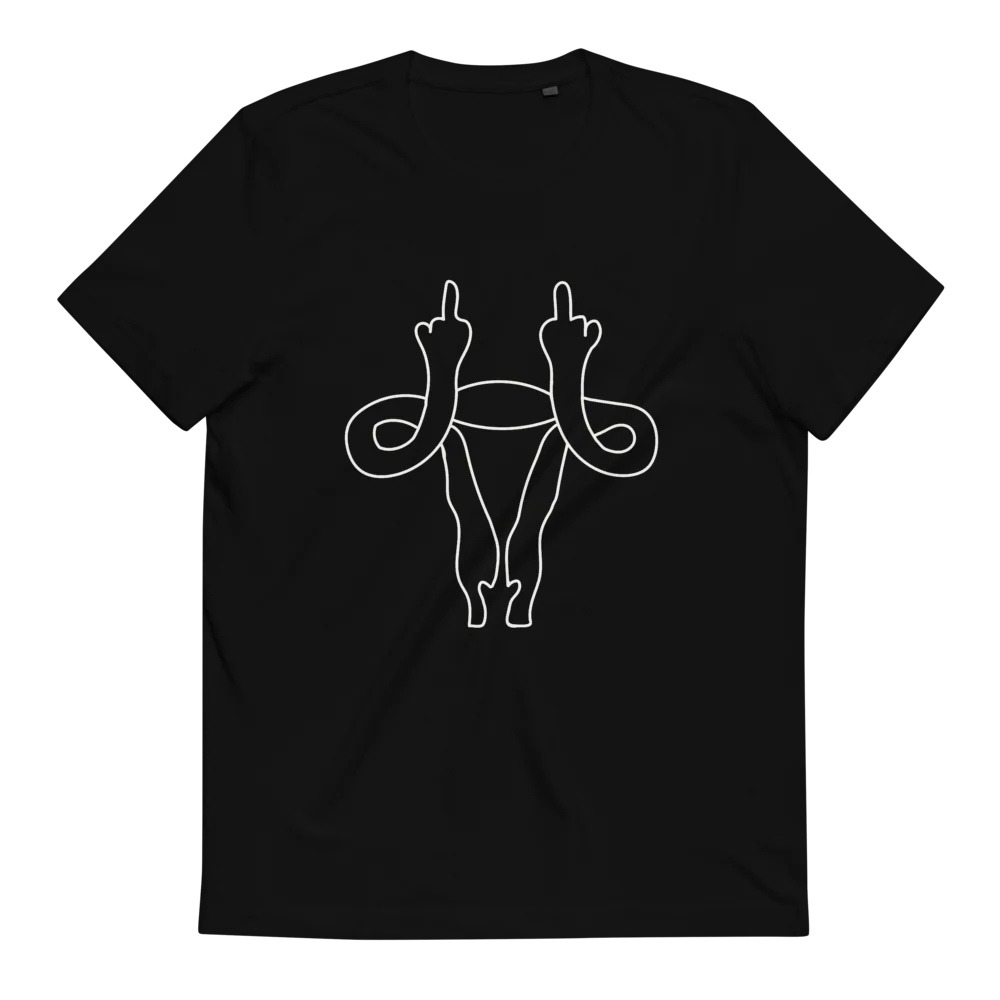 black-with-white-uterus_mockup_Front_Wrinkled_Black_1024x1024@2x.png.png F Uterus T Shirt