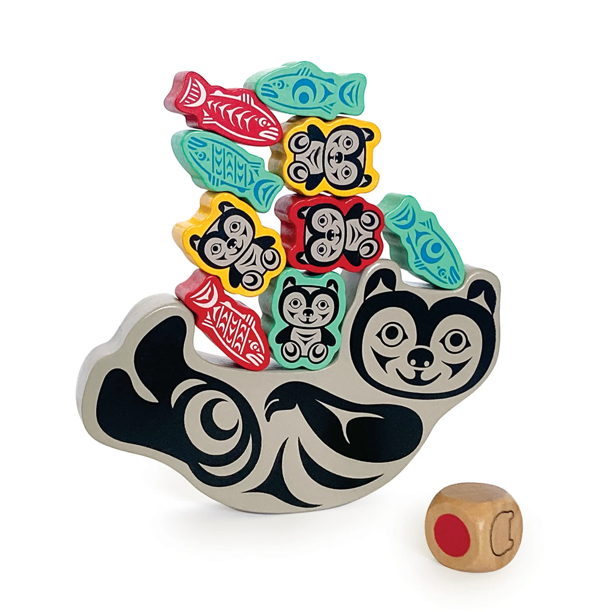 Stacking Bear And Cubs Balancing Game