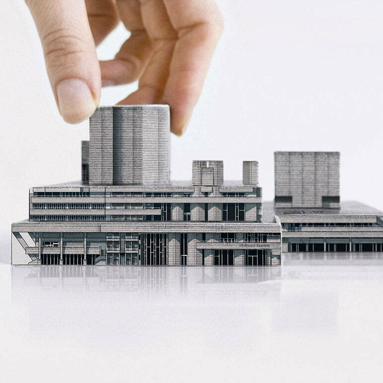 Brutal London: National Theatre Model