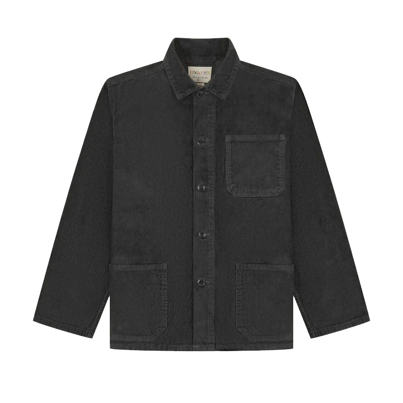 Buttoned overshirt charcoal.