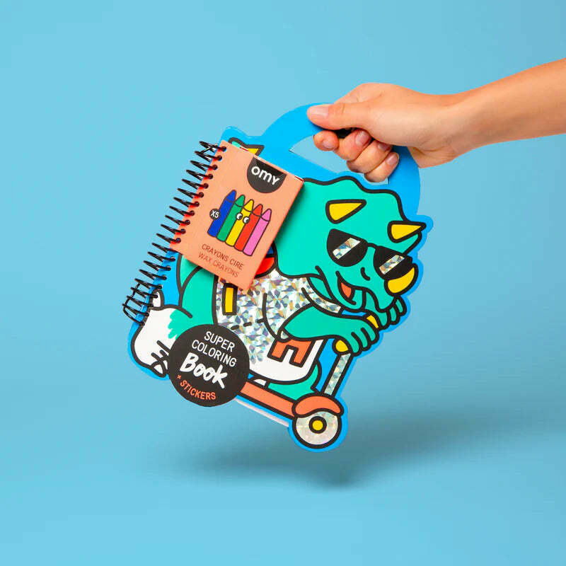 OMY Super Colouring and Sticker Book