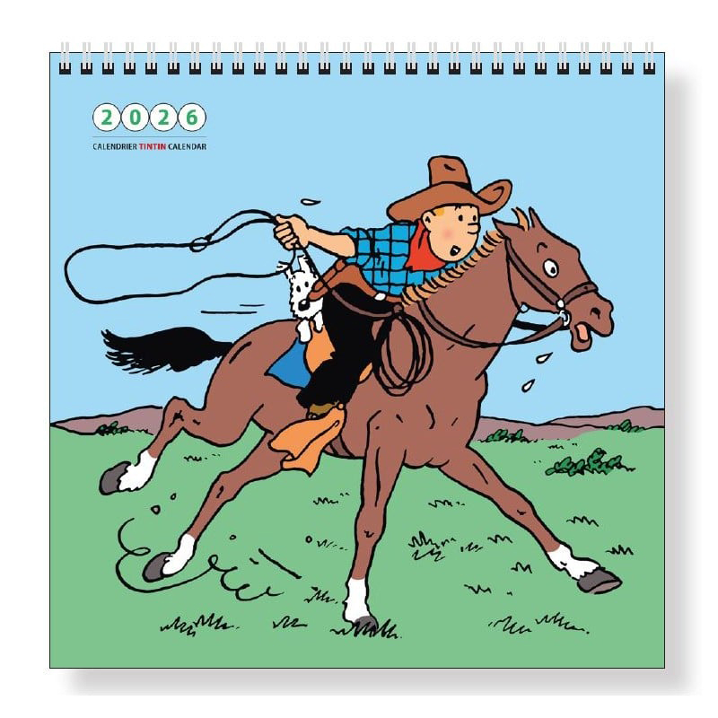 2026 Tintin Wall Calendar