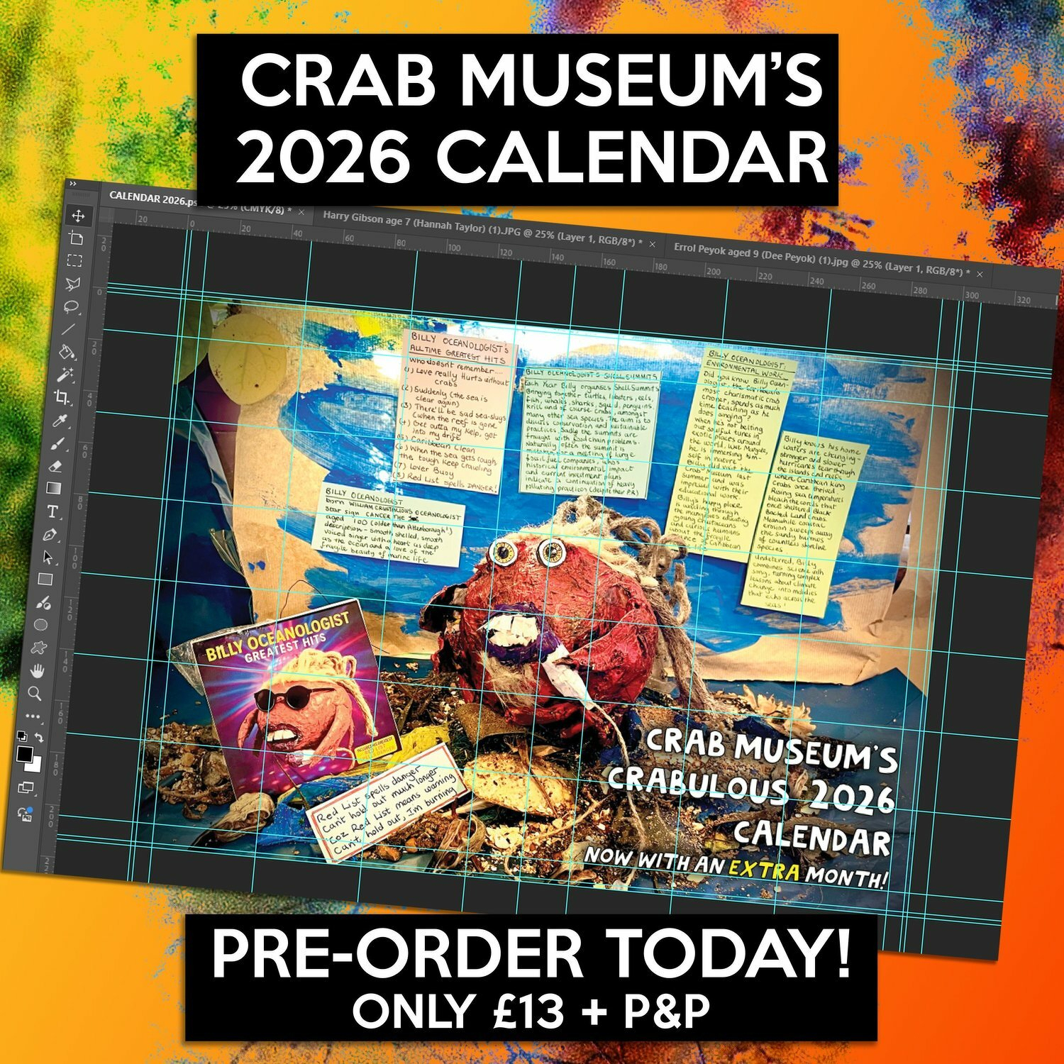 Crab Museum's Crabulous 2026 Calendar