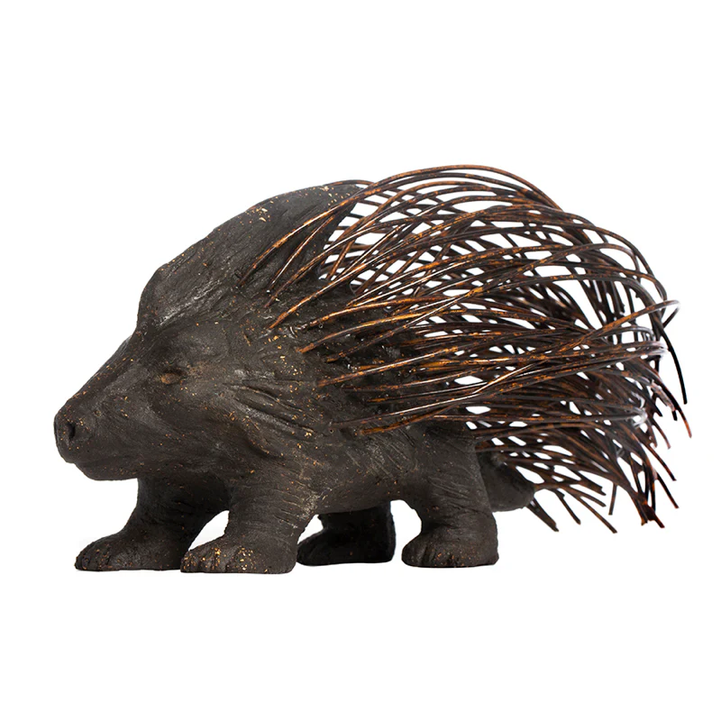 Porcupine - Terracotta Replica of Freud's Metal Figurine by Martha Todd