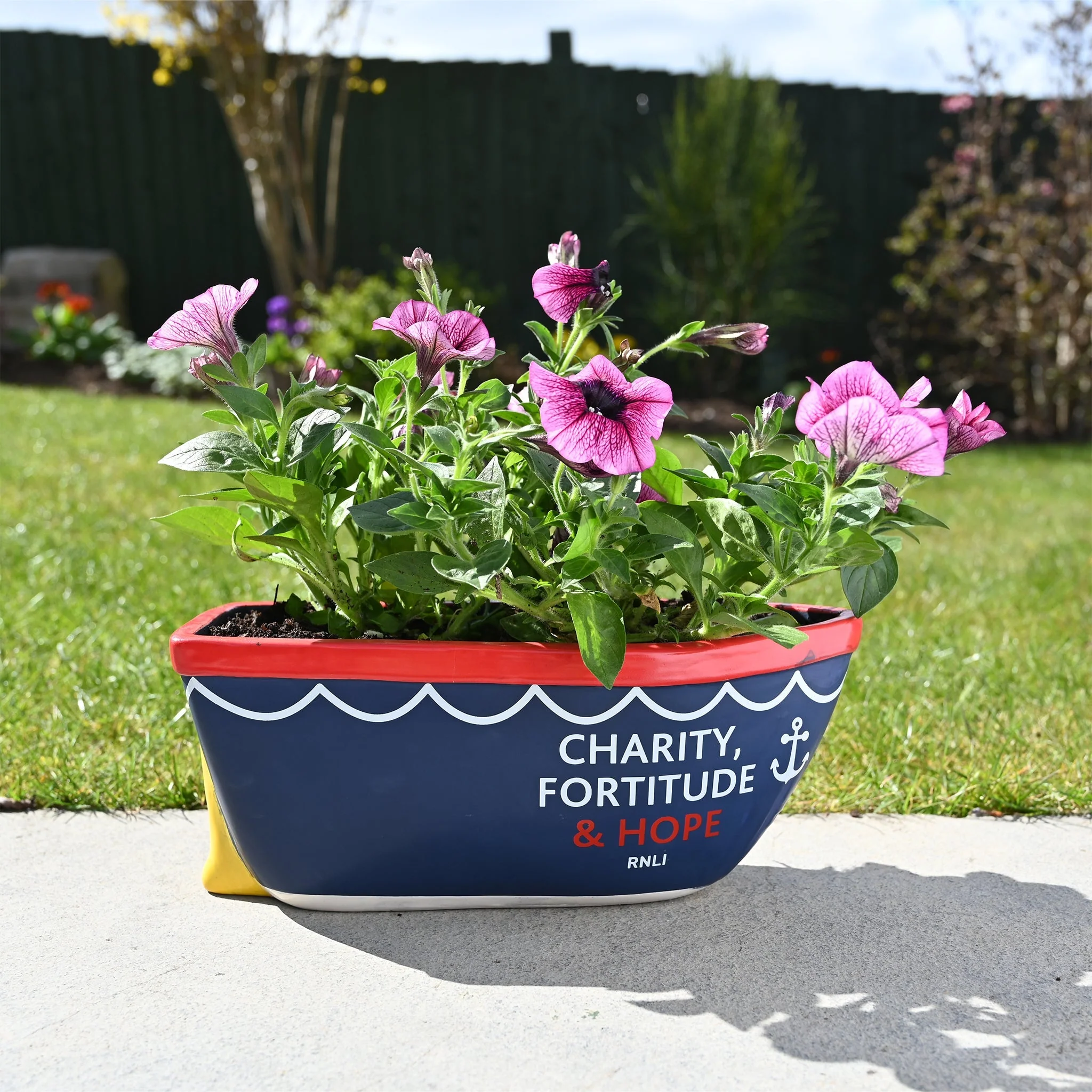 Charity, Fortitude and Hope Boat Planter
