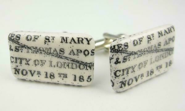 City of London Ceramic Cufflinks