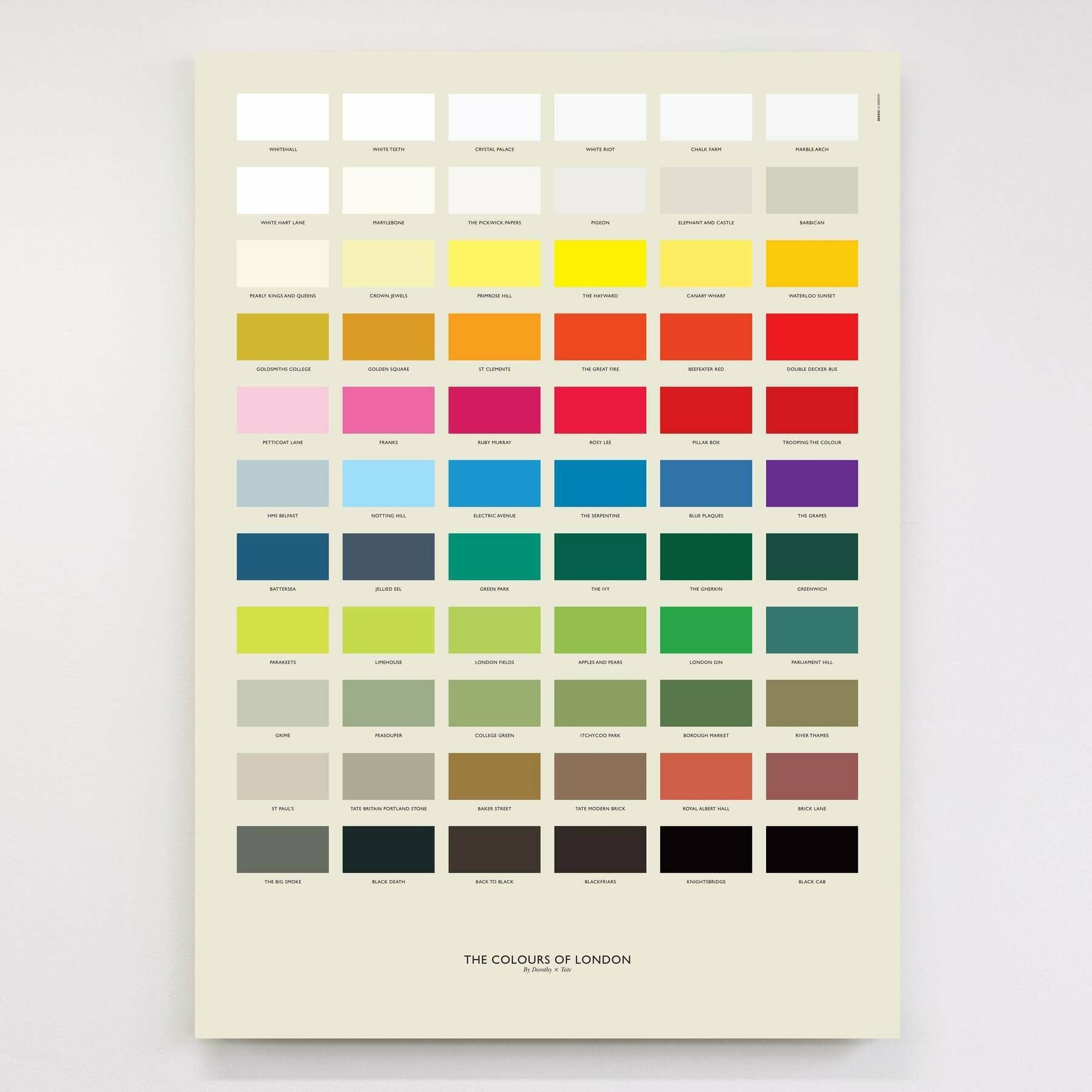 The Colours of London poster