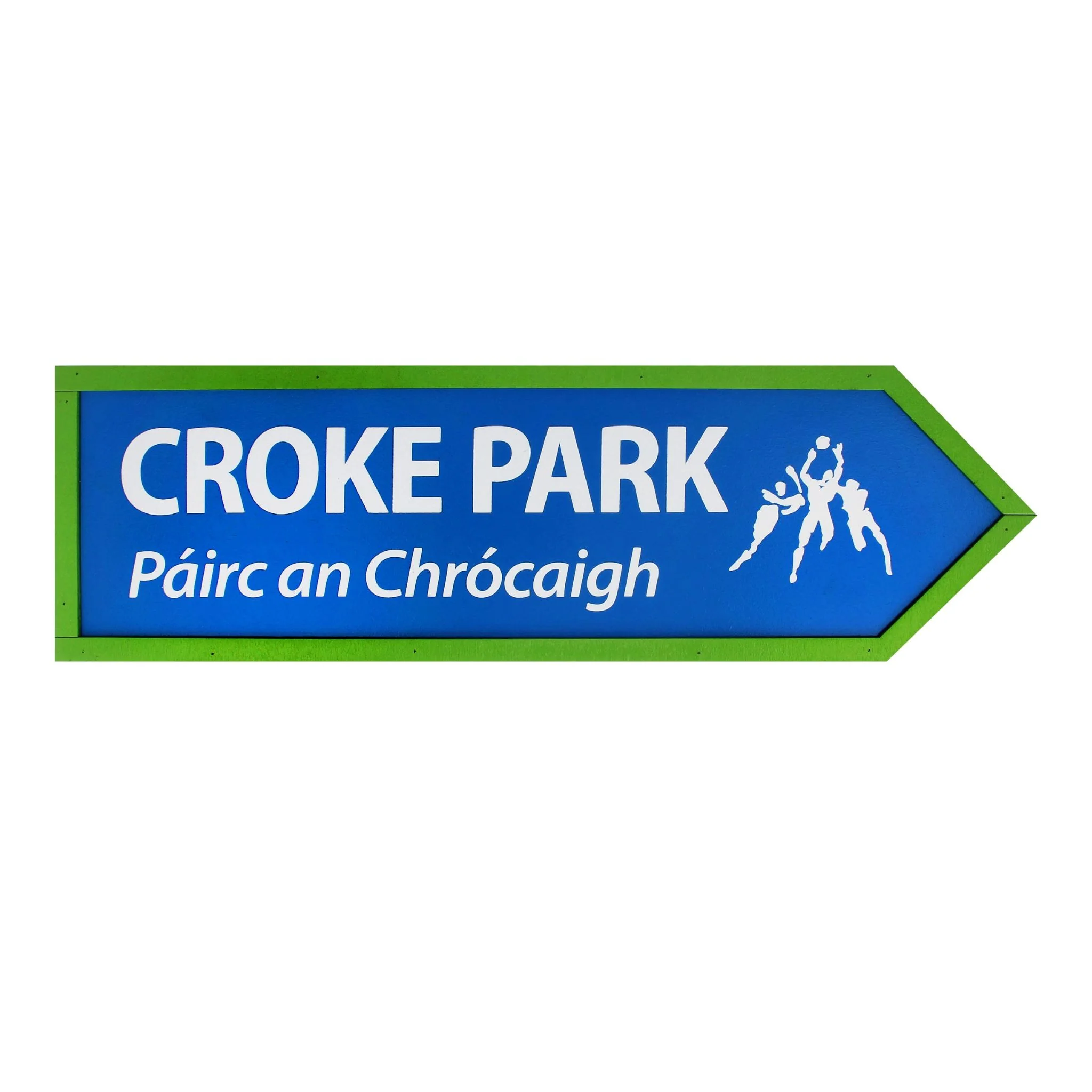 Wooden road sign Croke Park