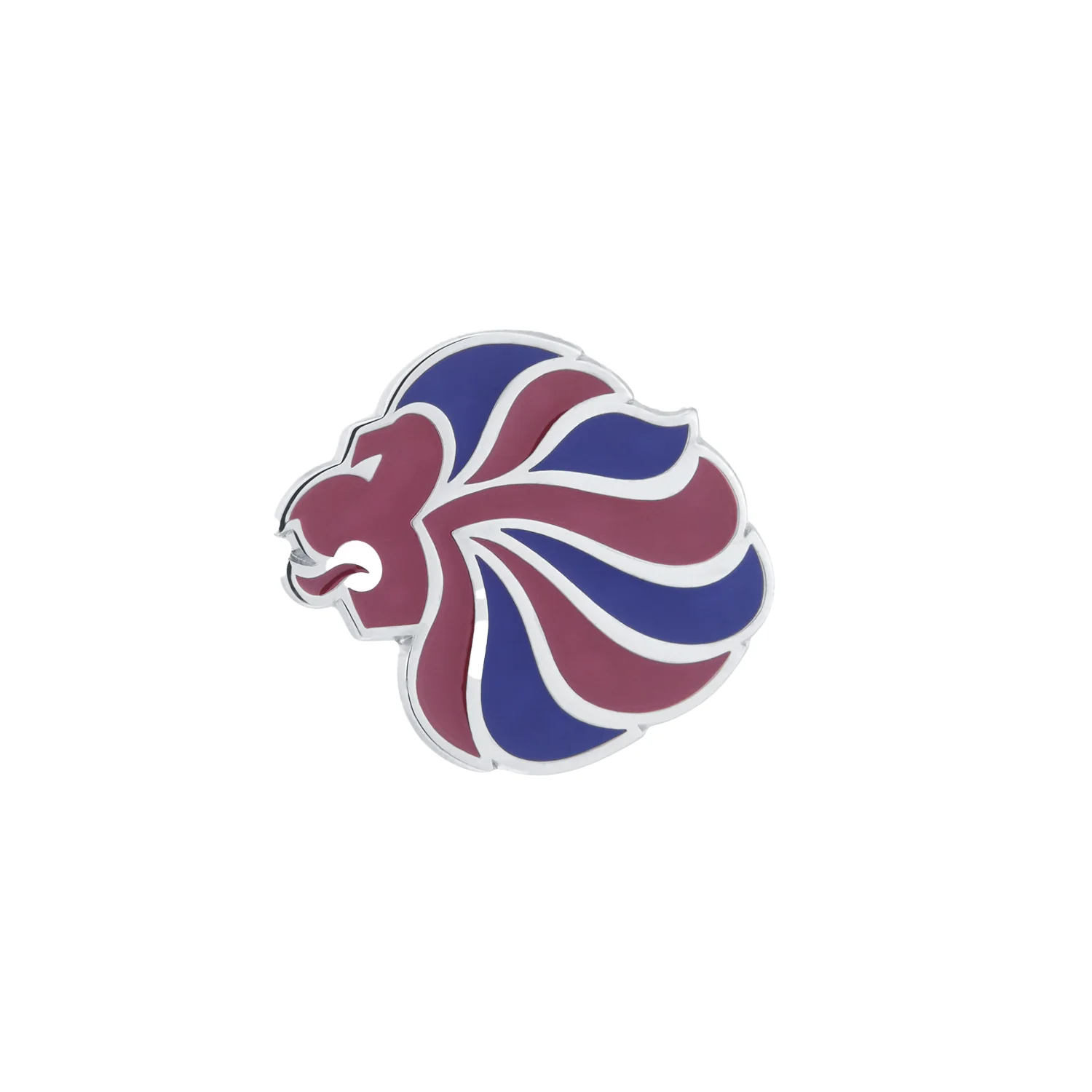 Sterling Silver and enamel limited edition pin