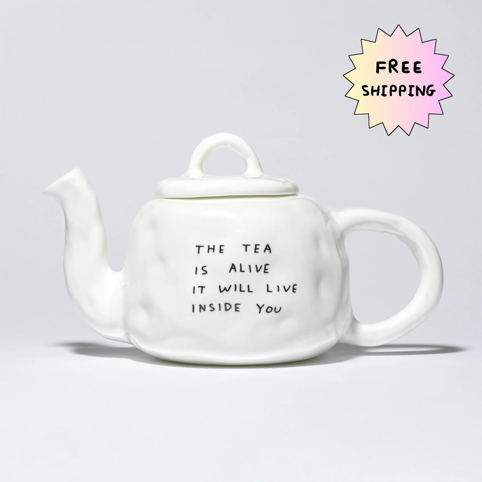 The Tea is Alive teapot
