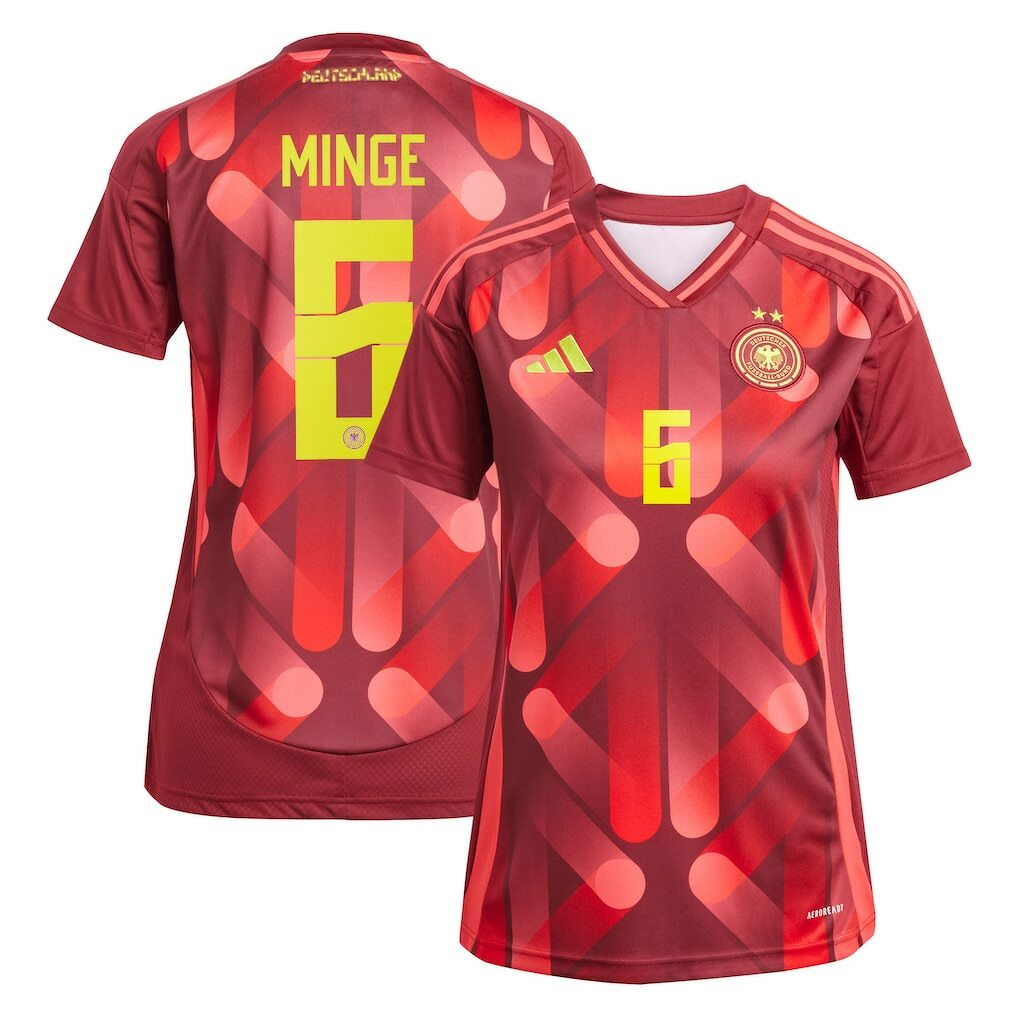DFB adidas Away Shirt 25 - Womens with Minge 6 printing