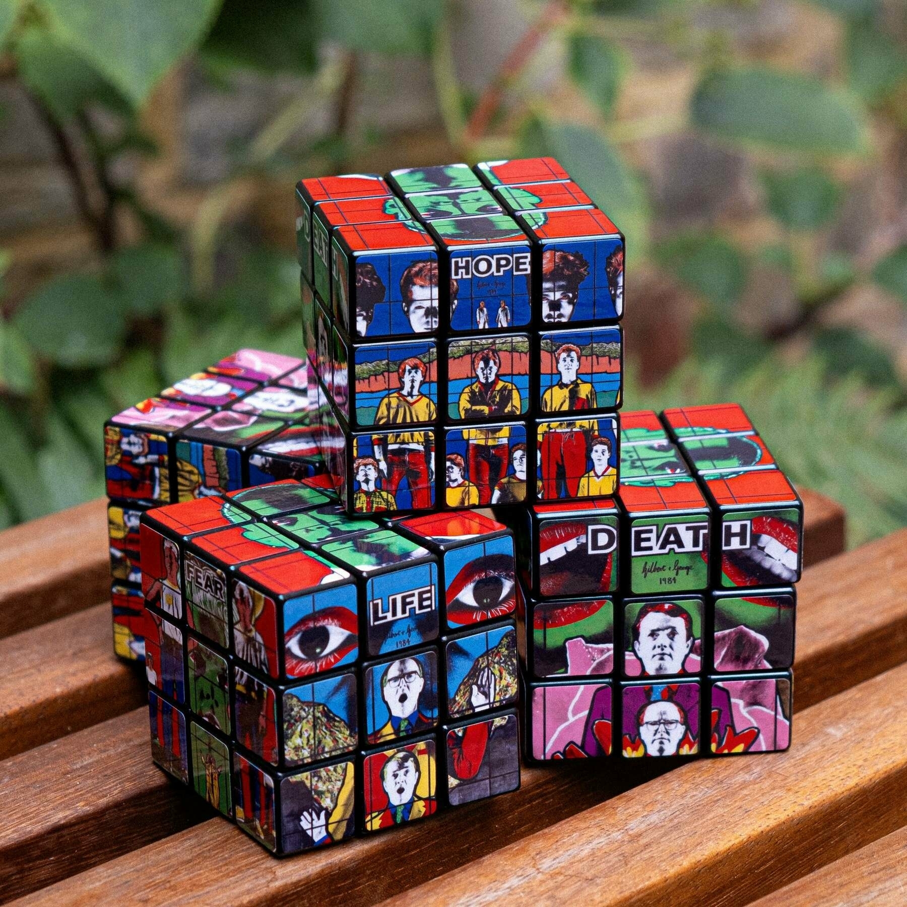 Gilbert & George’s Rubik’s Cube (2023)