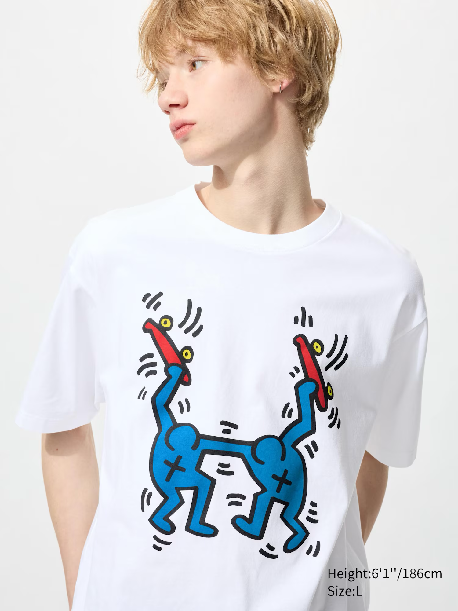 NY POP ART UT Graphic T-Shirt (Keith Haring)