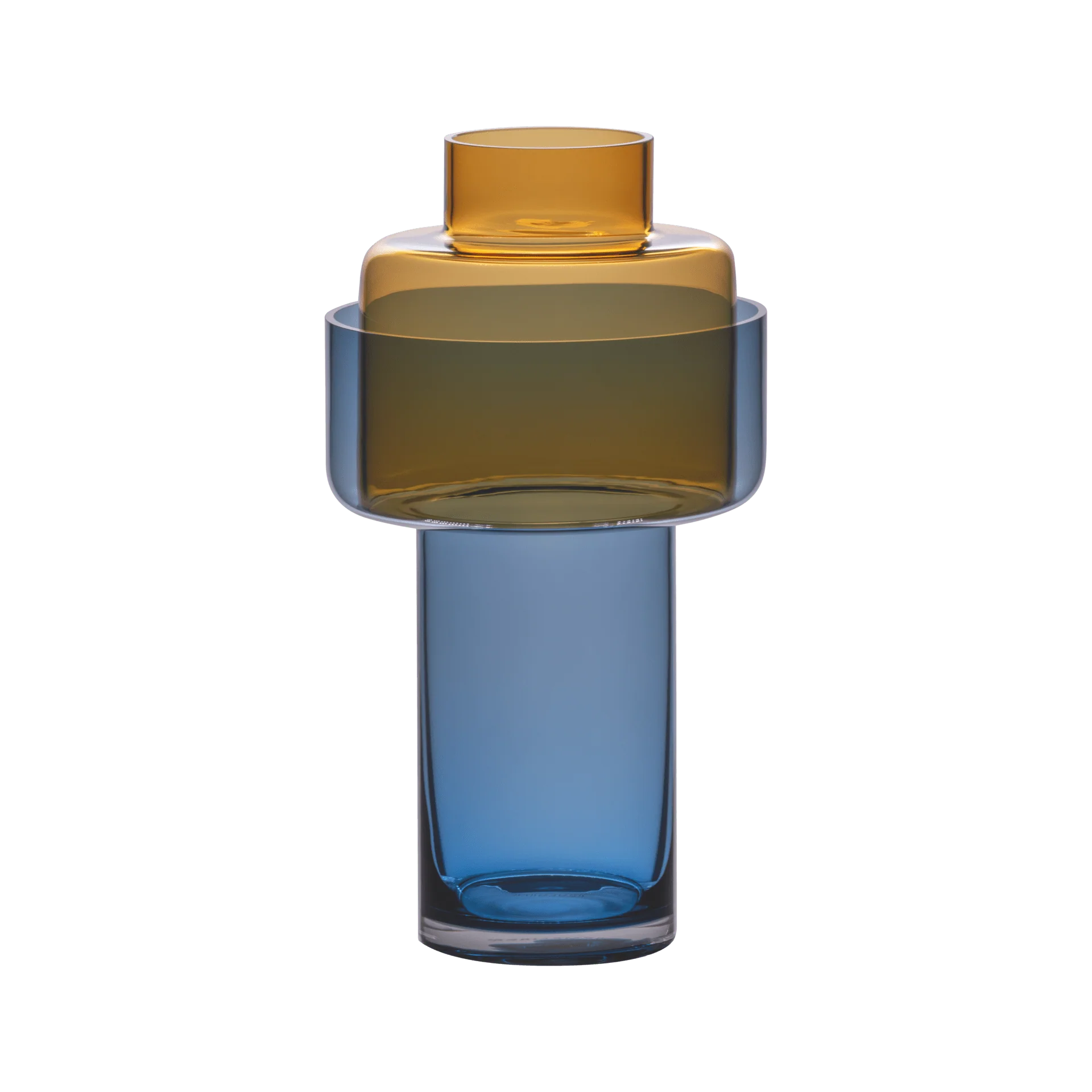 vase made of two different coloured pieces