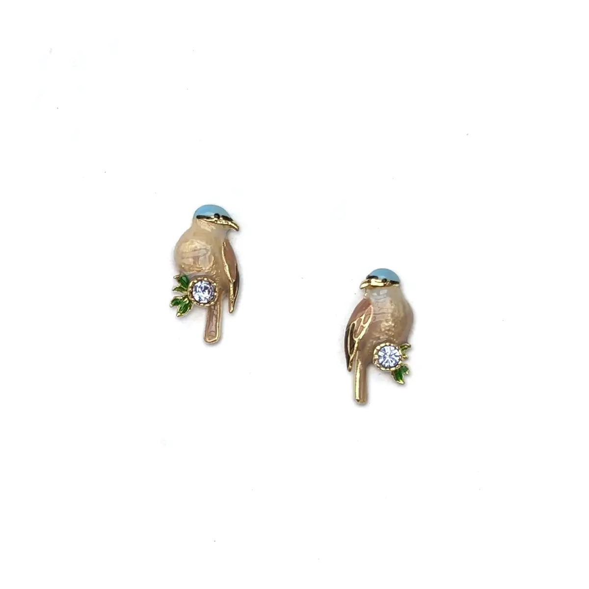Kew x Bill Skinner Goldcrest Stud Earrings