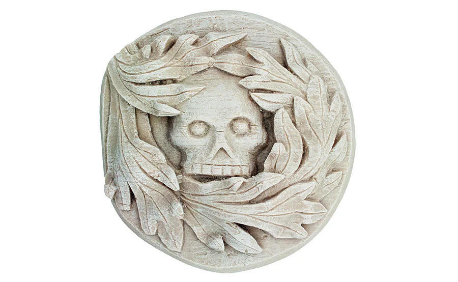 Grotesque Green Man Skull