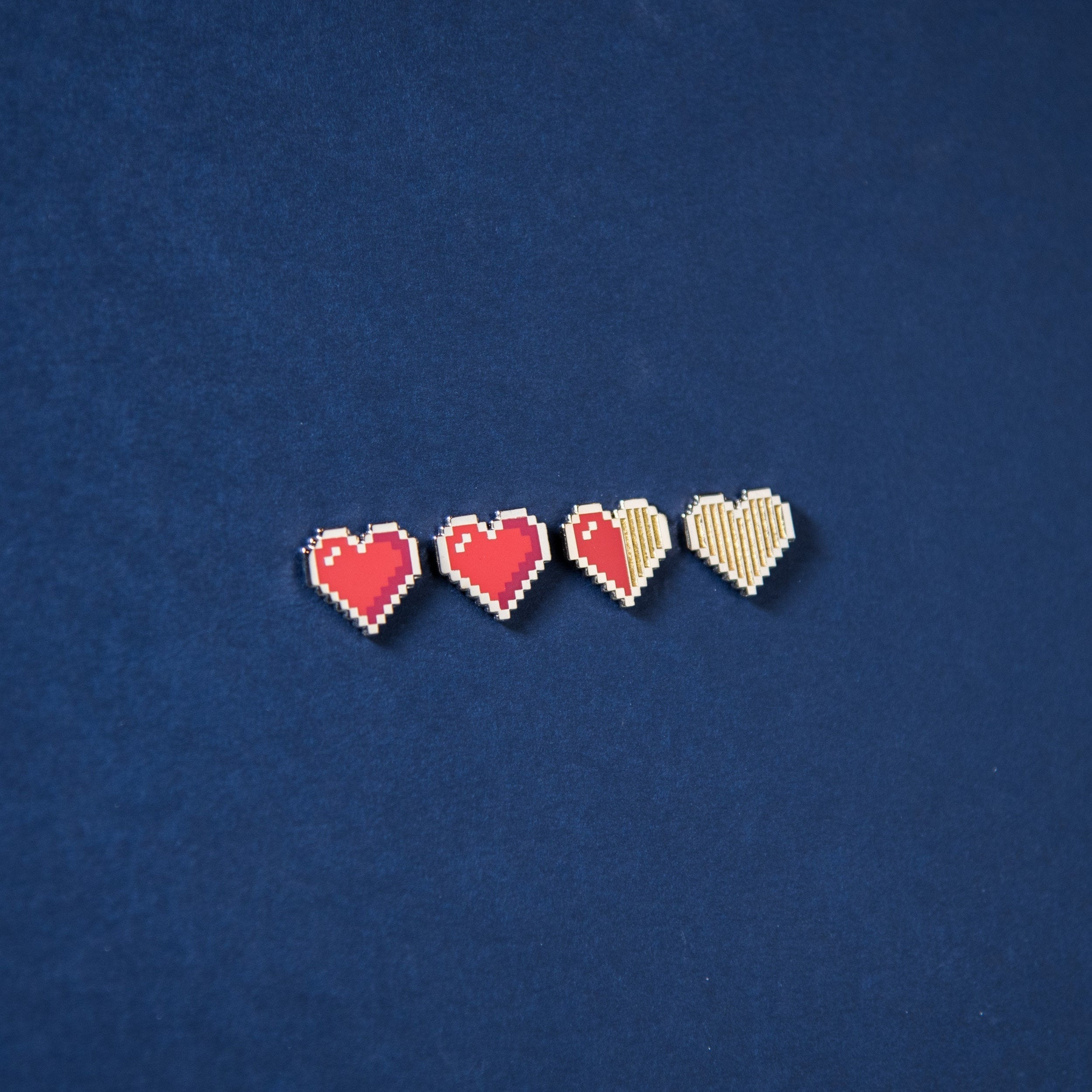 The Pixel Heart Pin