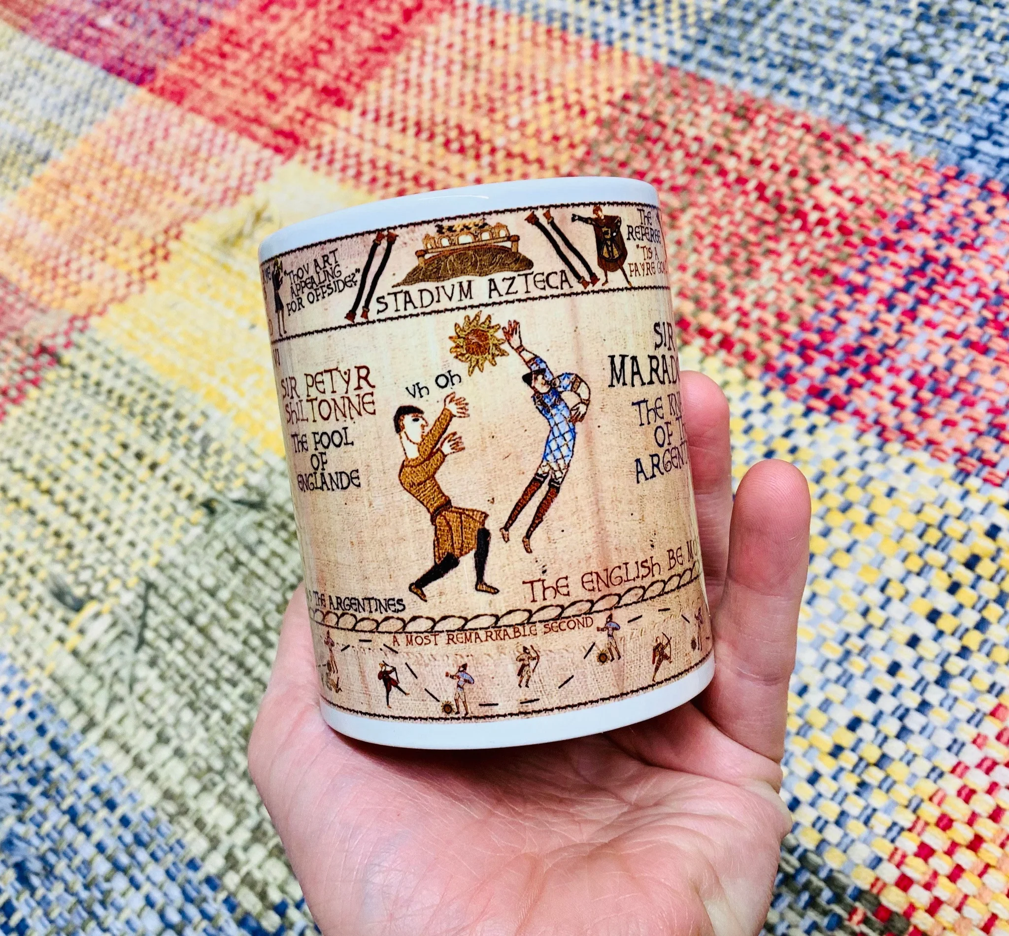 Hand Of God Bayeux Tapestry Mug