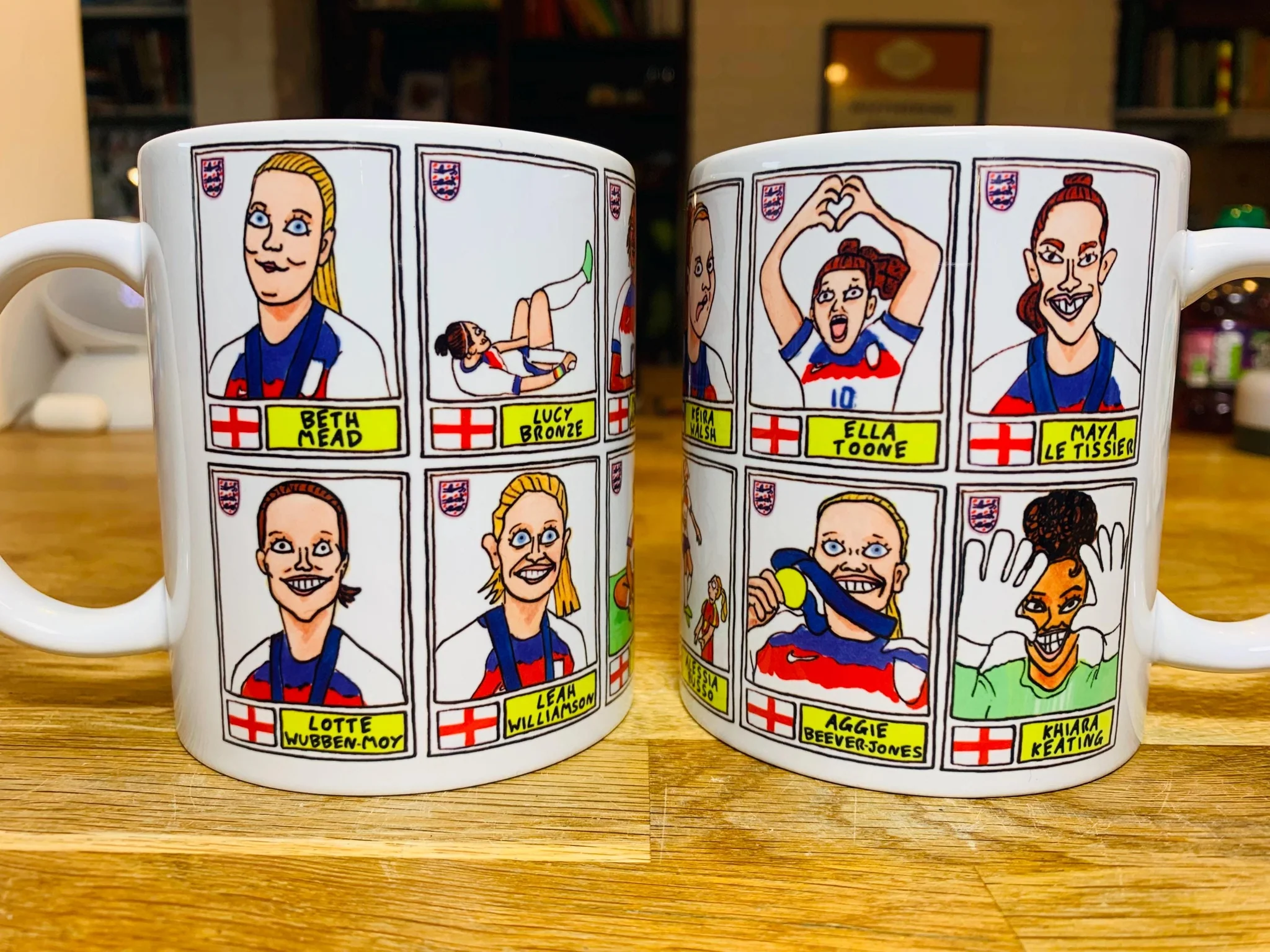 England Lionesses Vol 3 No Score Draws Mug Set