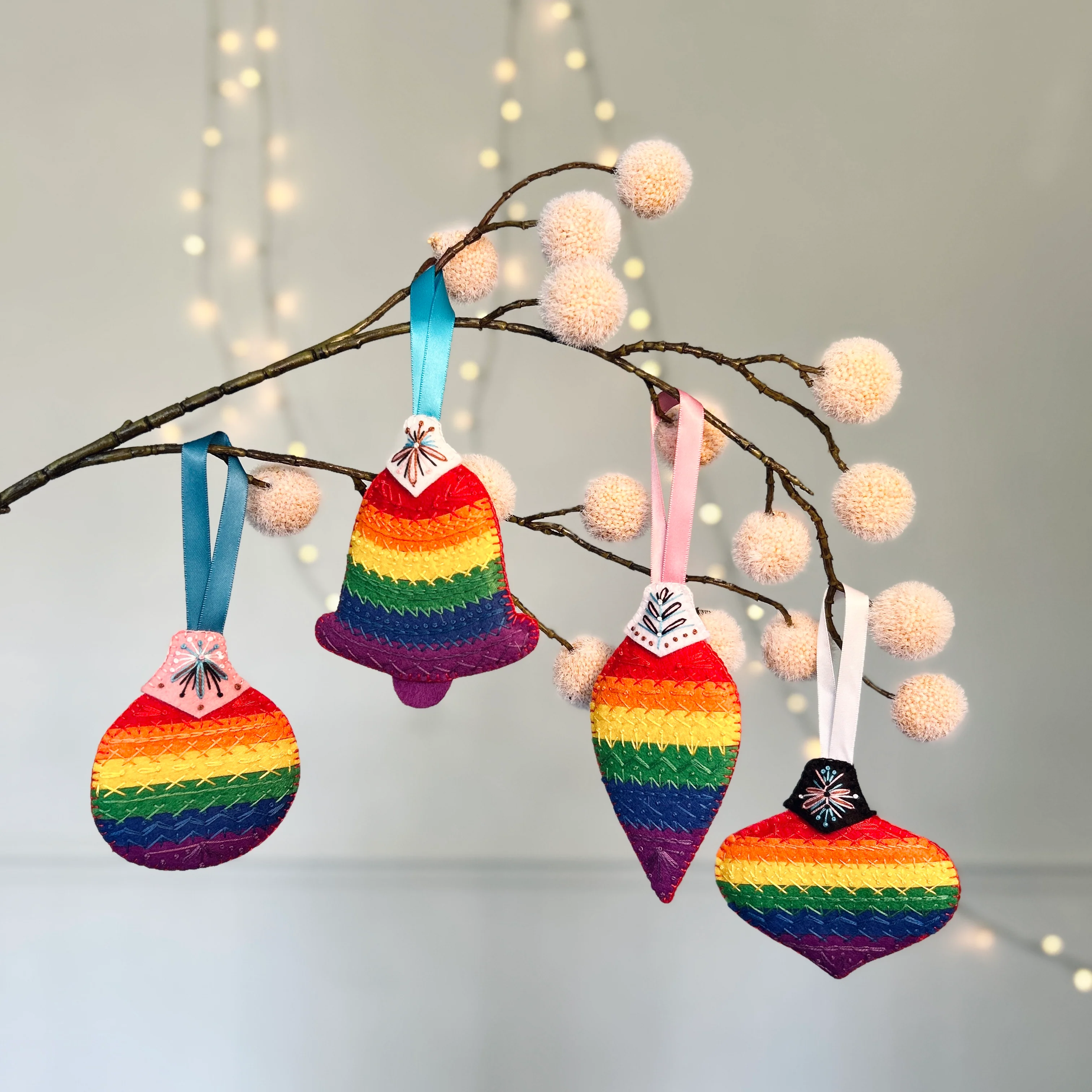 Frockdolly x PHM - Felt Bauble - Pride 1