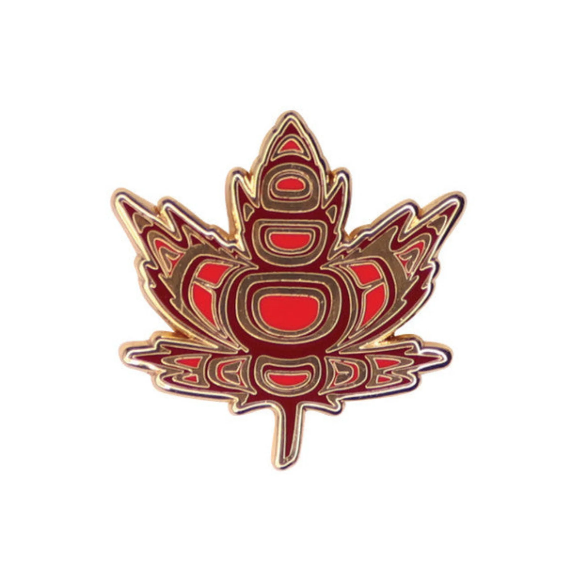 "Indigenous Maple" Indigenous Enamel Pin