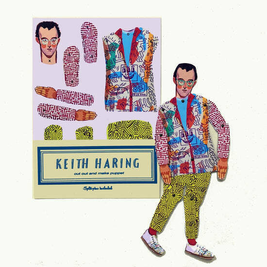 Keith Haring Cut & Make Puppet