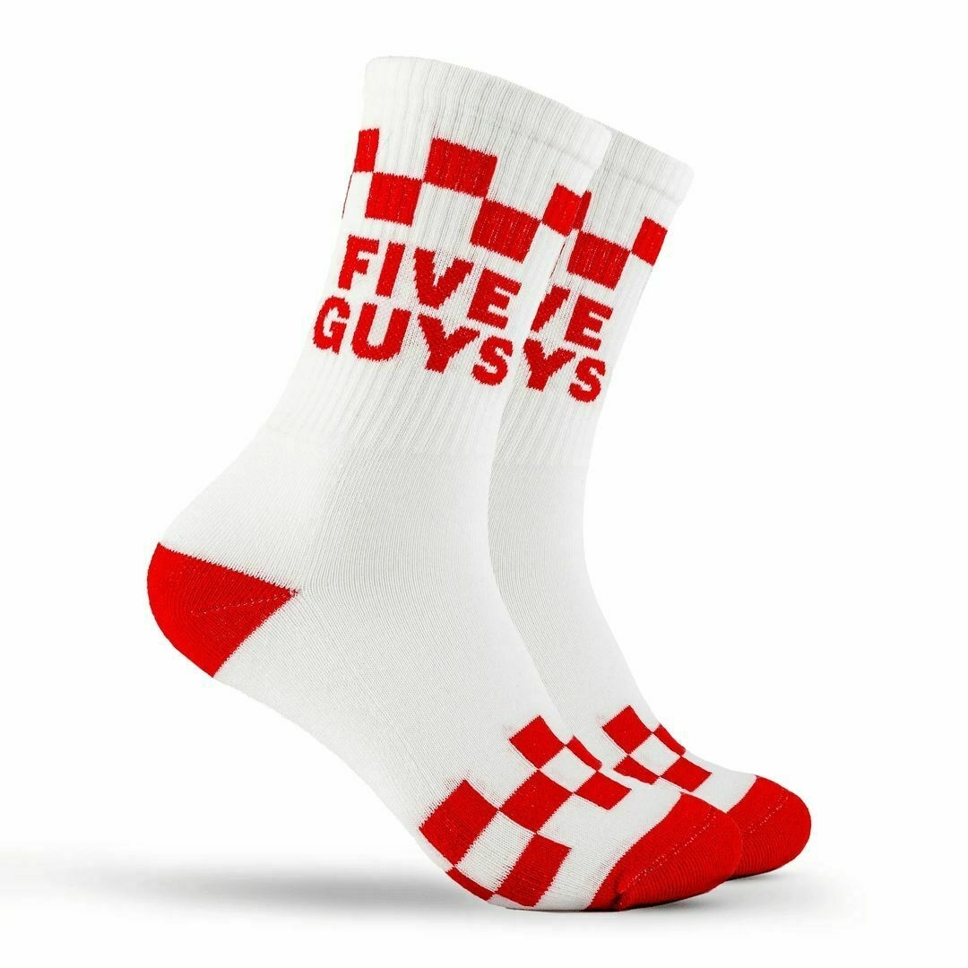 Five Guys Checkerboard Sport Socks