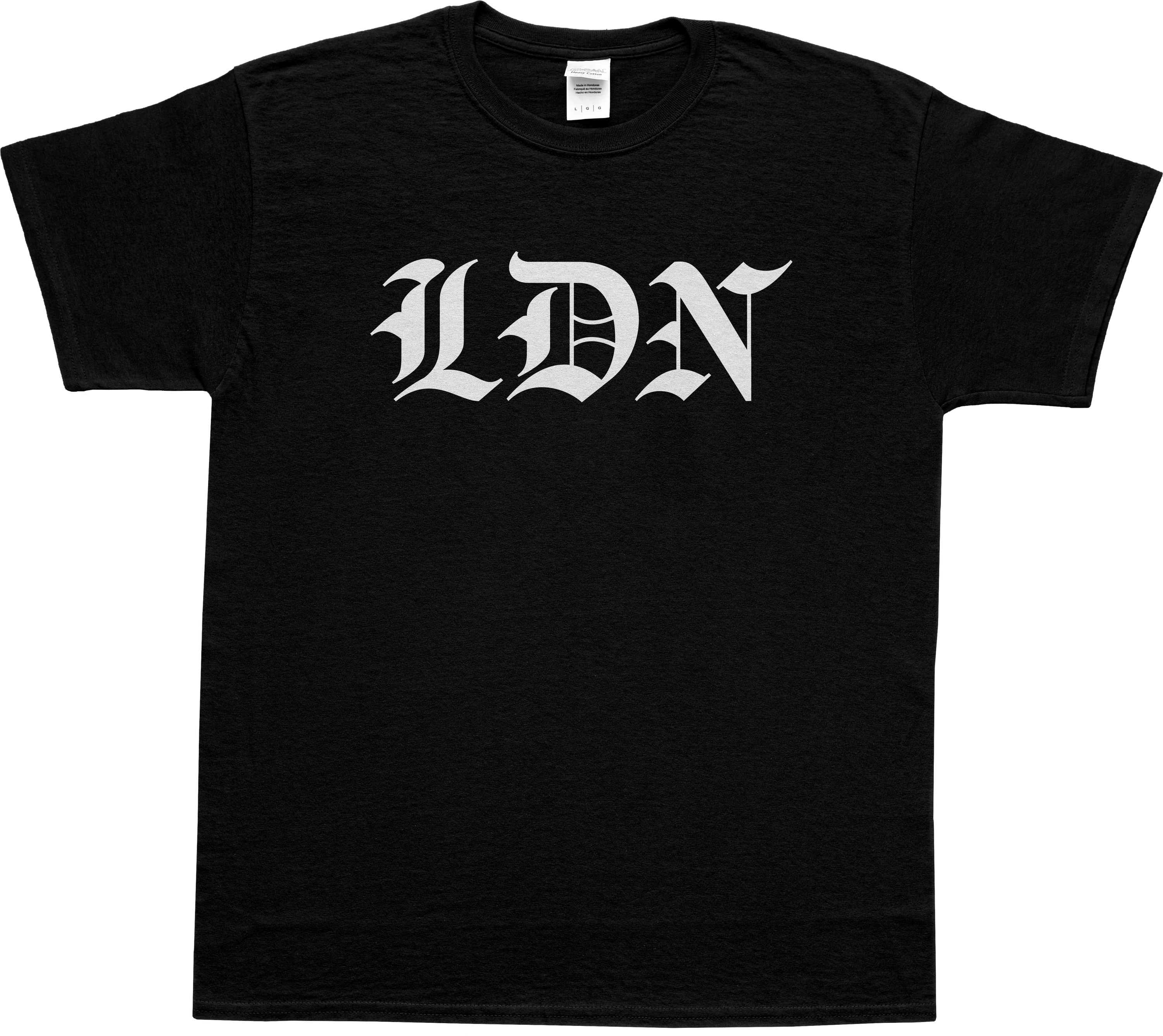 LDN Script Tee Black