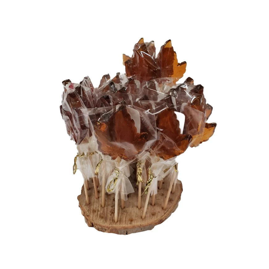 Maple syrup lollipop