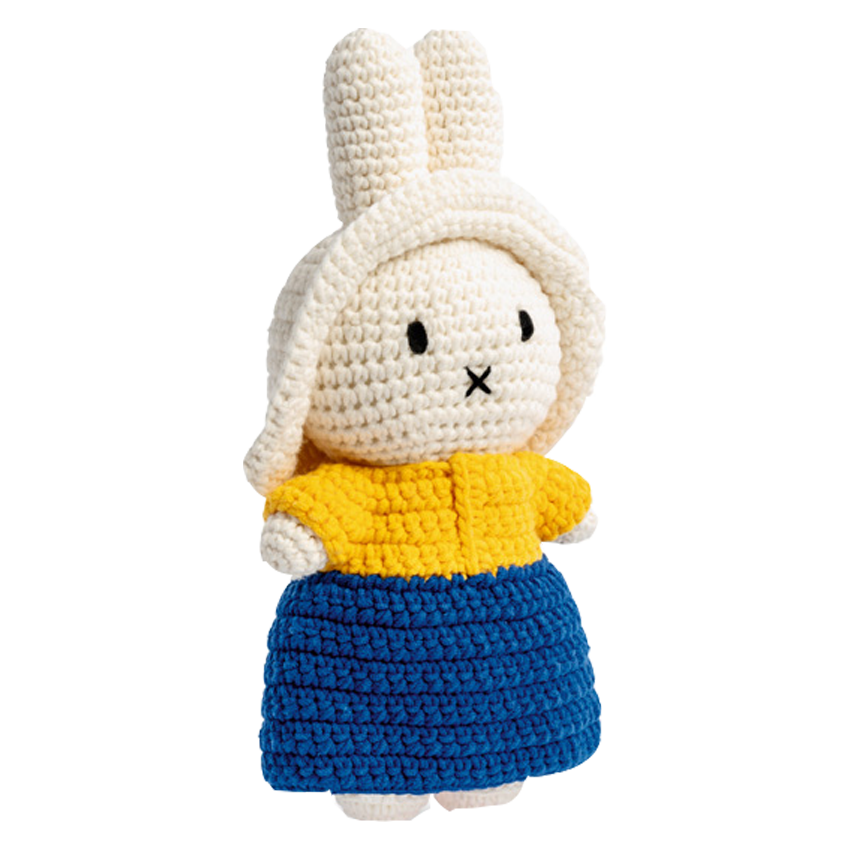 Miffy x Milkmaid crochet cuddly toy