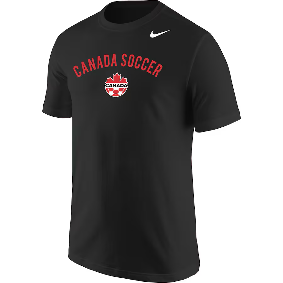 Men's Nike Black Canada Soccer Wordmark T-Shirt