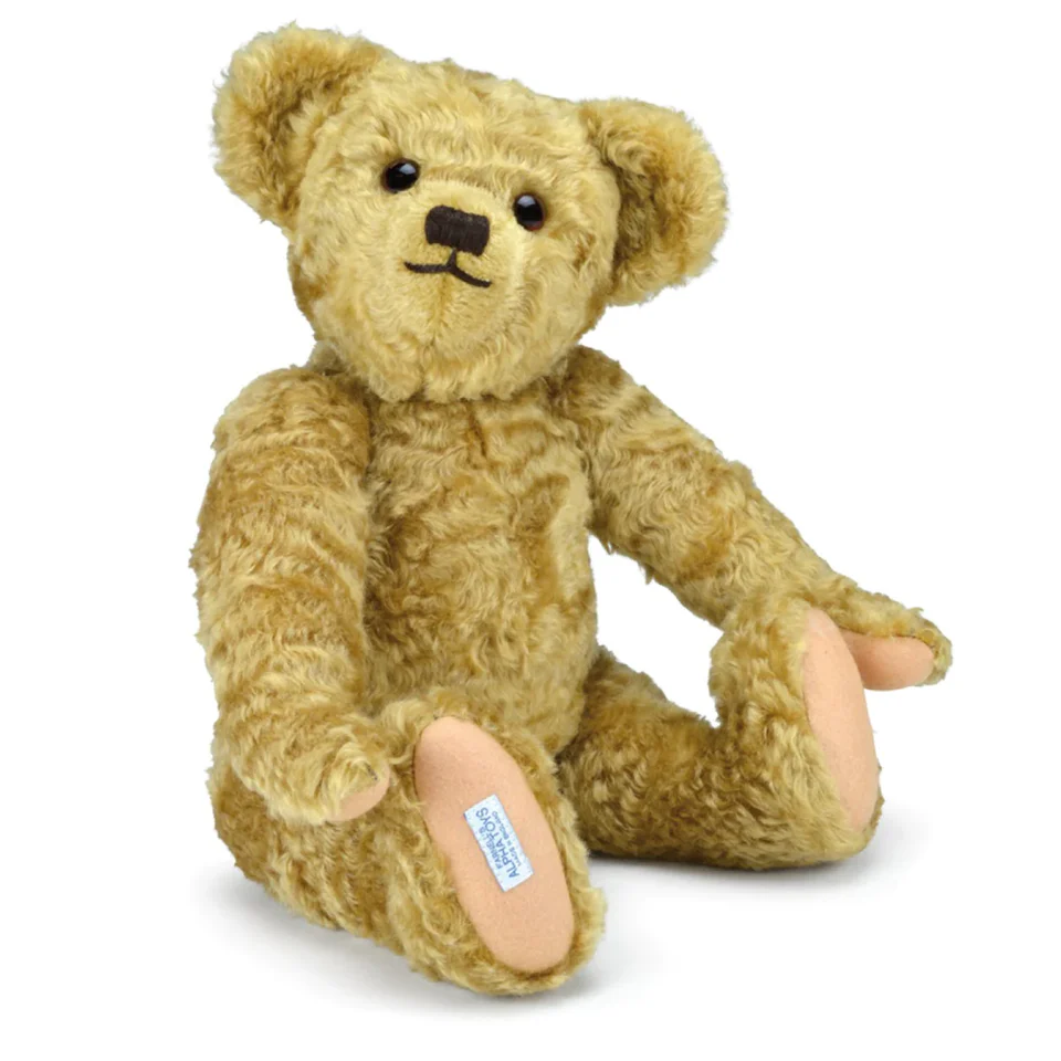 A handmade classic teddy bear