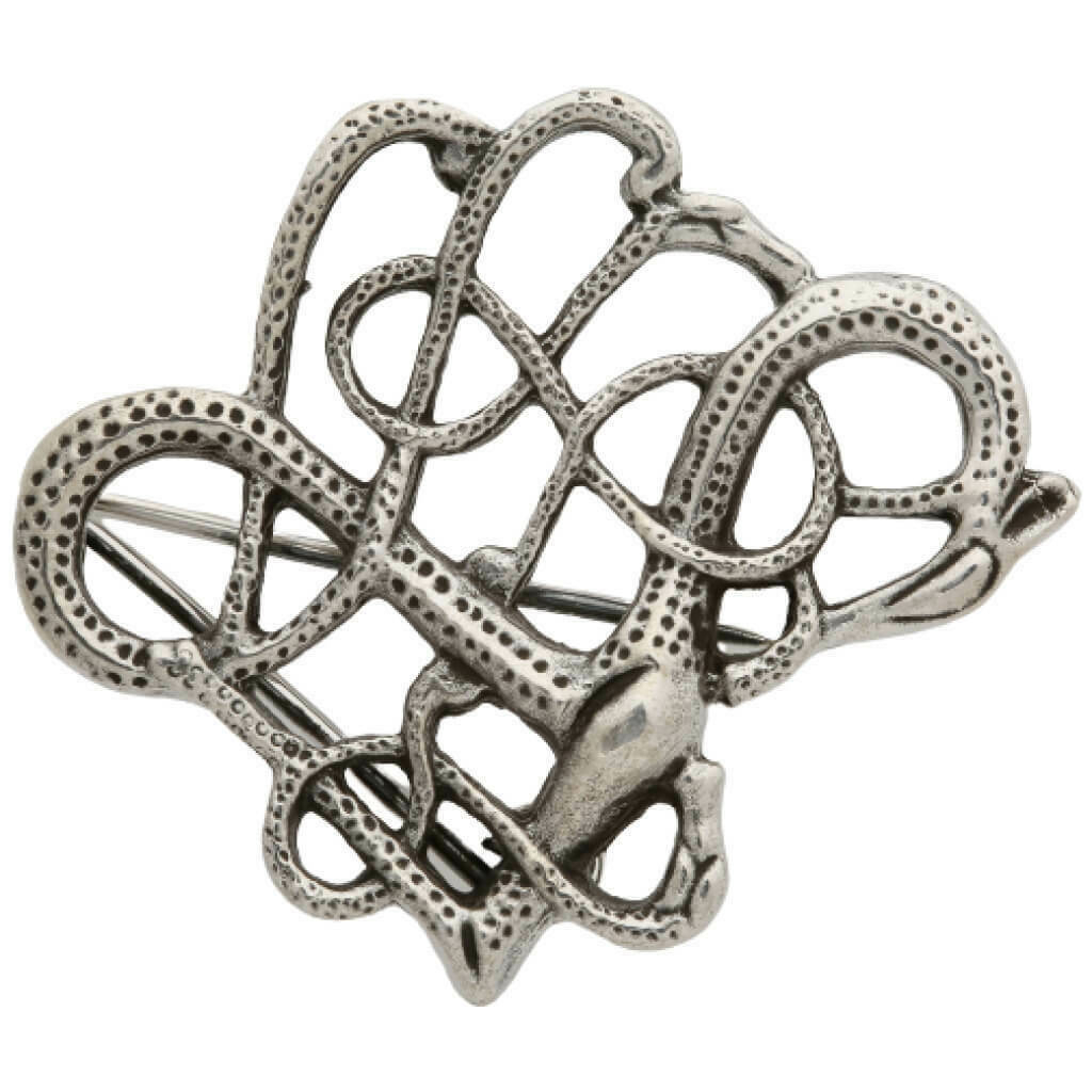 silver brooch 