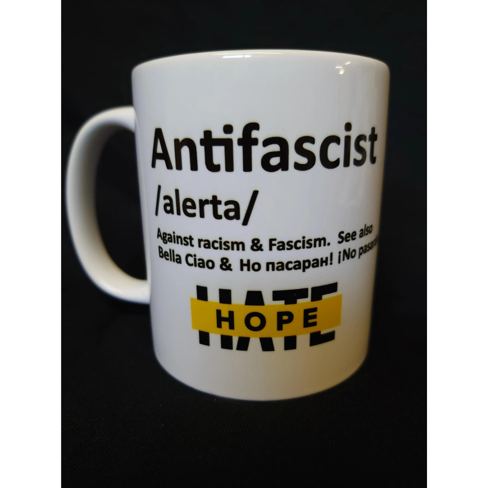 Phonetic Antifascist Mug