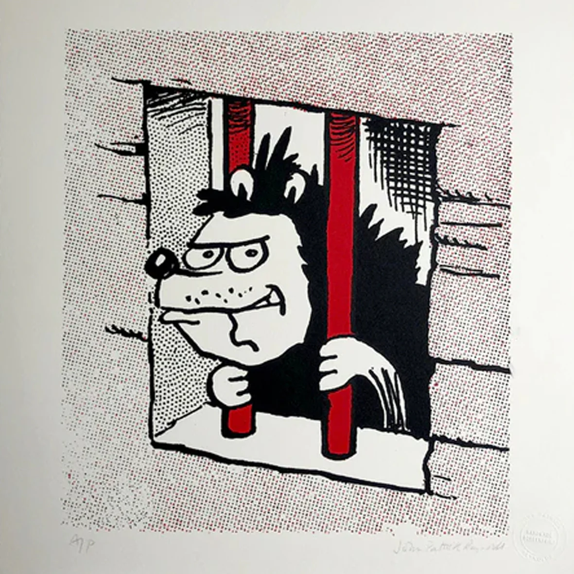 Print: Gnasher Behind Bars