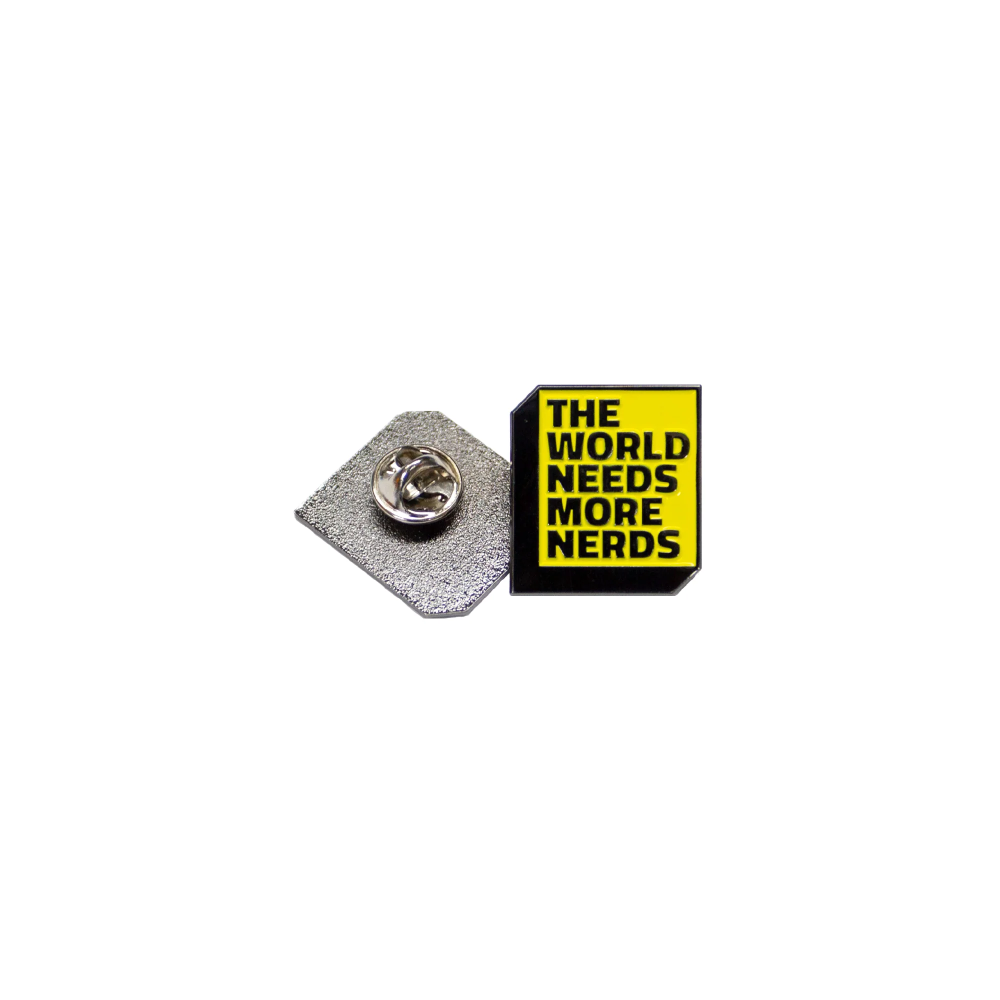 The World Needs More Nerds Enamel Pin