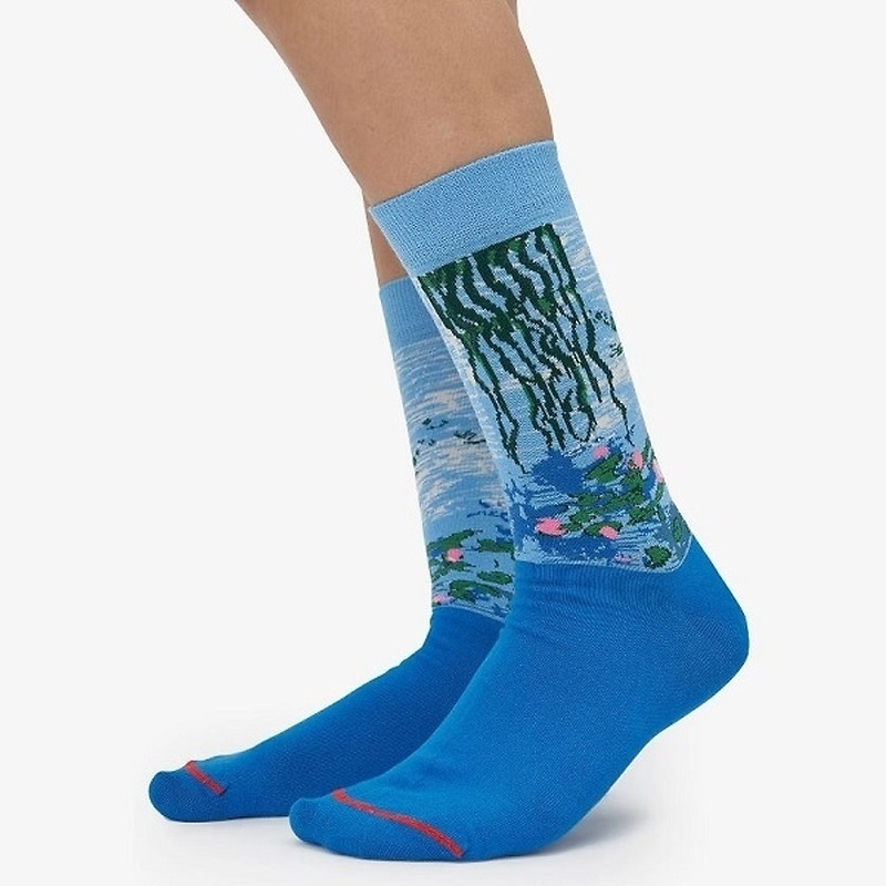 Monet waterlilies socks