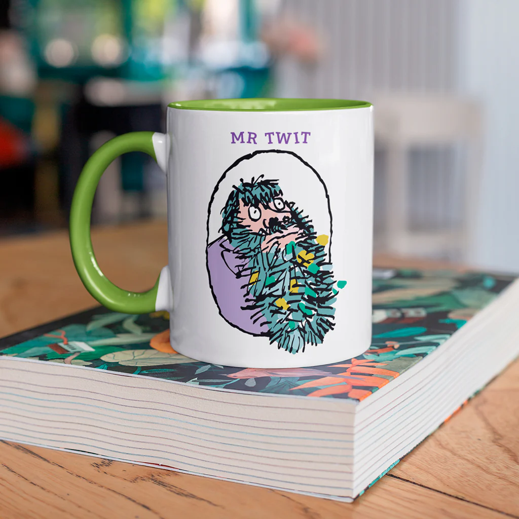 Mug with a picture of a scruffy, bearded man
