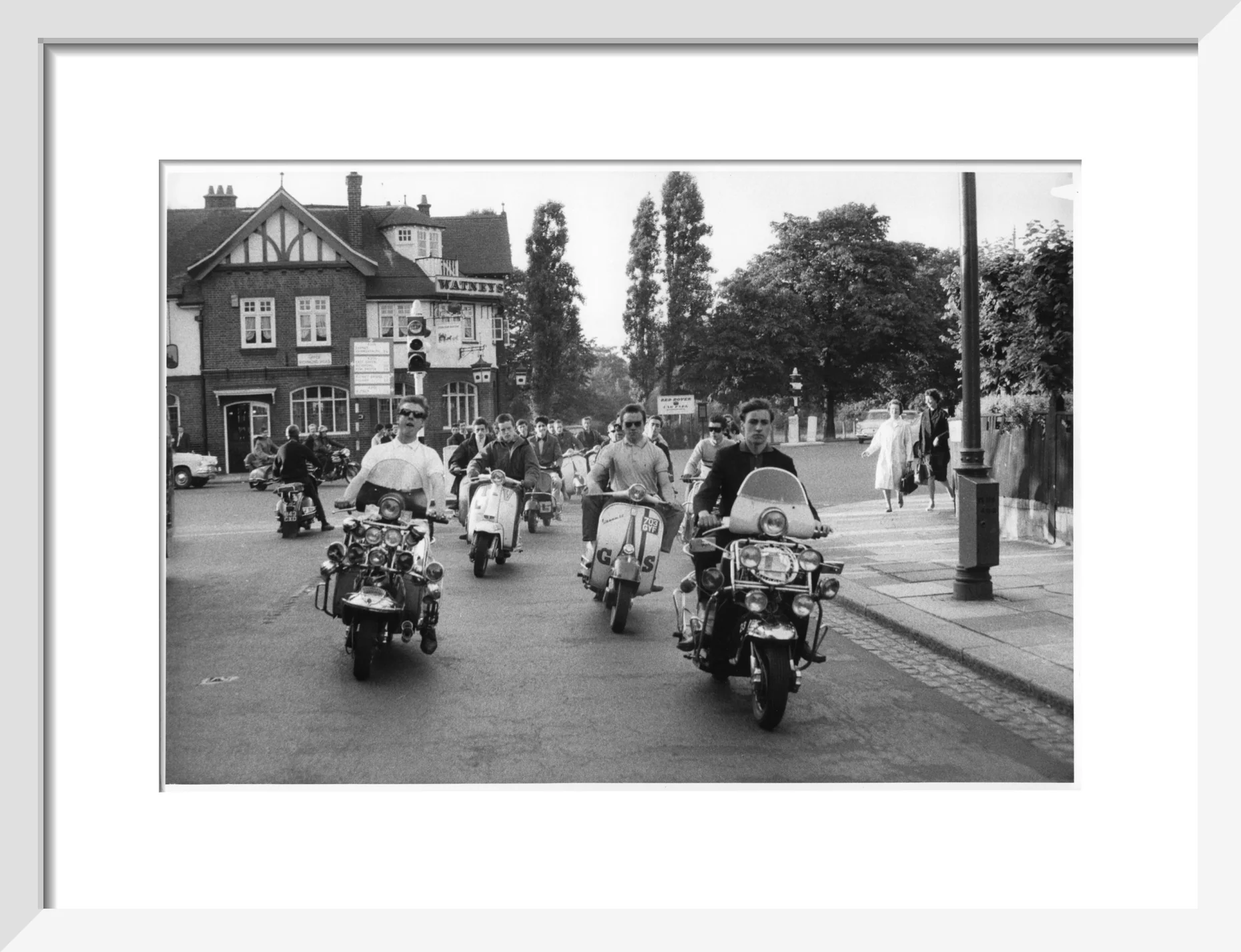 Mods on motor scooters